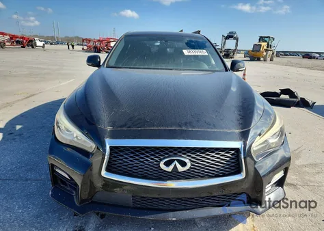 2017 Infiniti Q50 Red Sport 400 z USA, uszkodzony, nr VIN JN1FV7AP7HM850862